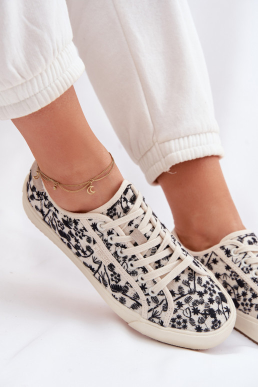 vrijetijdsschoenen Sneakers Dames Big Star TT274842 ivoor