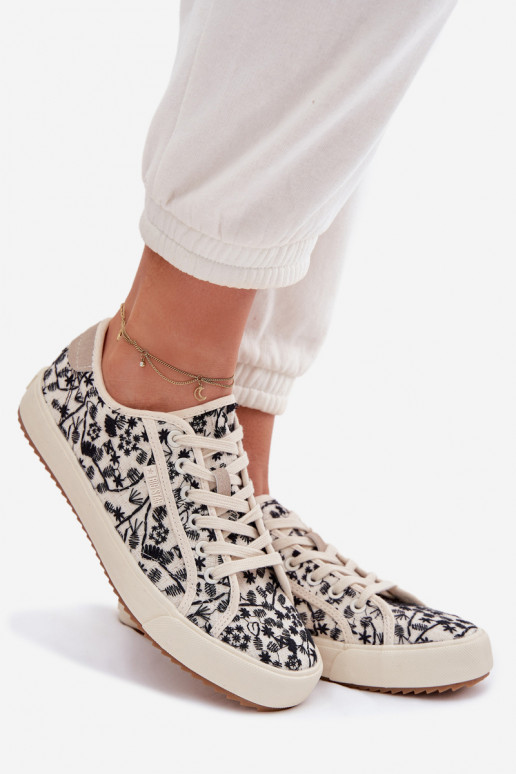 vrijetijdsschoenen Sneakers Dames Big Star TT274842 ivoor