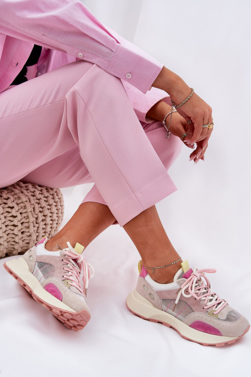 van suède sportschoenen Sneakers model schoenen Dames Vinceza 66725 Verschillende kleuren