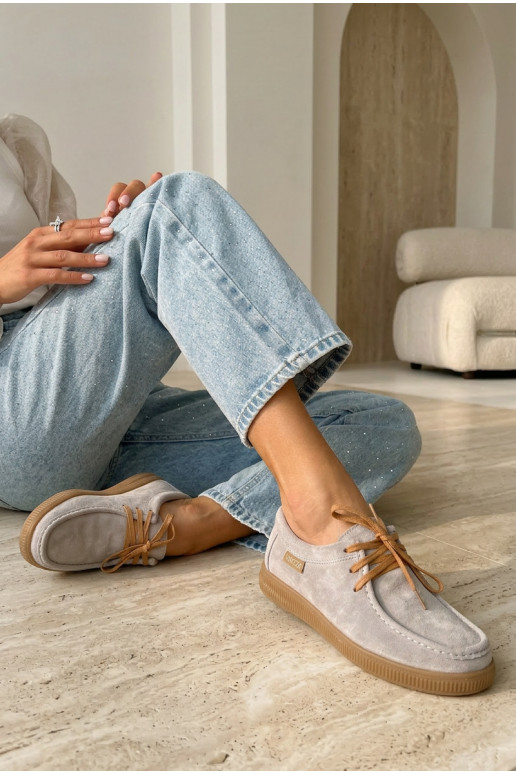 chaussuresActivéturalnego en daimu Vinceza 95391 beige