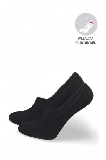 Chaussettes en micro-perforé pour hommes en bambou couleur noire