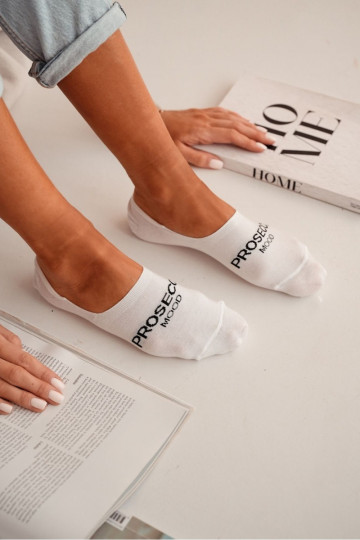 Damensocken MicroFußzeilen PROSECCO MOOD Zueiße Farbe