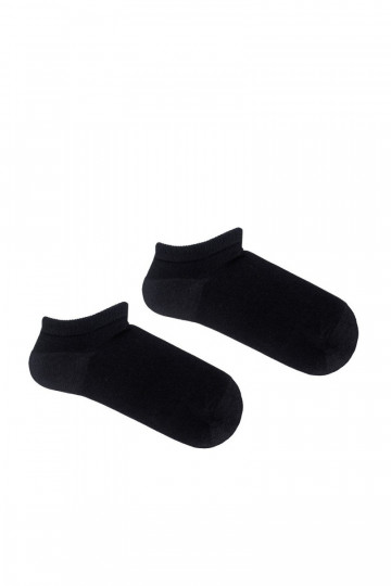 Chaussettes pour enfants noires unies