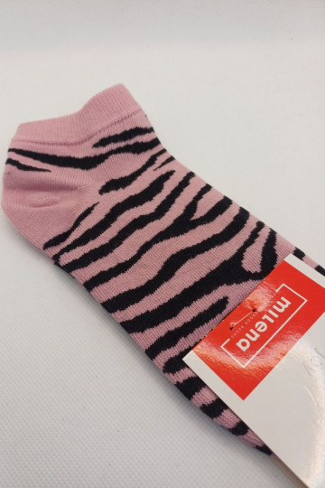 Kindersocken Zebra rosa 2