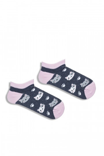 Chaussettes Chats Puéril Jeunesse couleur grise
