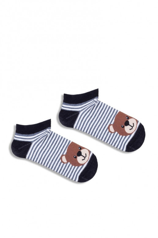 Chaussettes Puéril Jeunesse Bandes I Nounours couleur noire