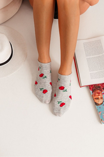 Chaussettes Féminin DANSiśnie couleur grise