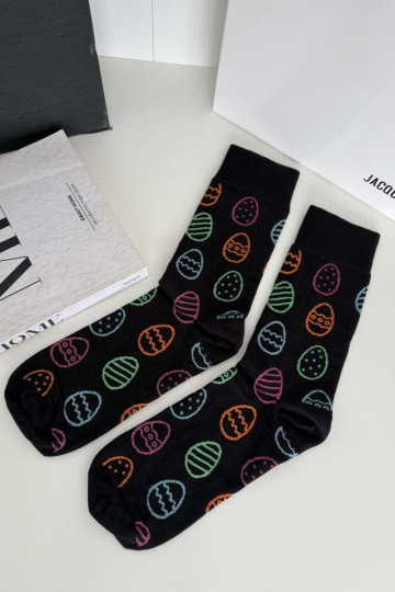 Chaussettes noires pour hommes