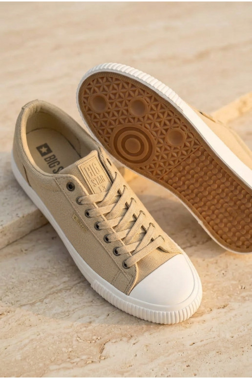 Laag Vrijetijdsschoenen voor heren Big Star TT174115 beige