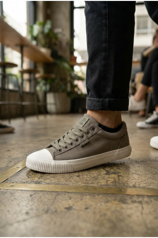 Faible Chaussures décontractées pour hommes Big Star TT174113 couleur grise