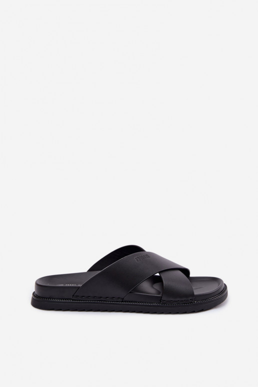 Leren pantoffels voor mannen Big Star TT174217 zInart