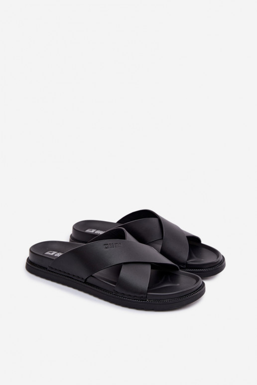 Leren pantoffels voor mannen Big Star TT174217 zInart