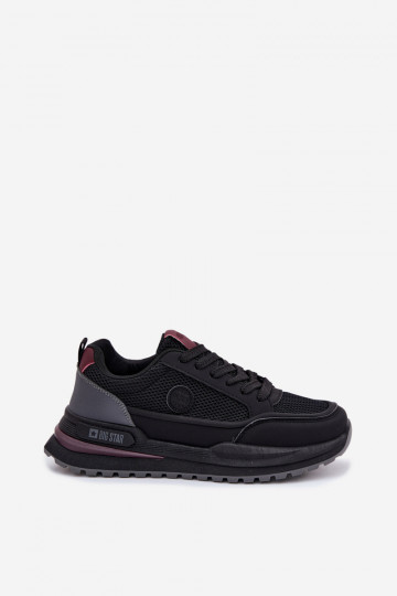Sportschoenen voor mannen Big Star TT174317 Hi-Poly System zwarte kleur 2