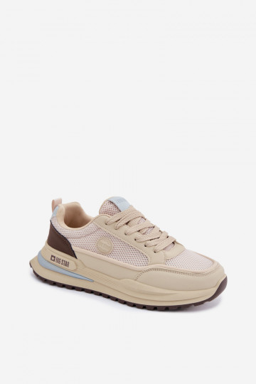 Sportschoenen voor mannen Big Star TT174316 Hi-Poly System zandkleur