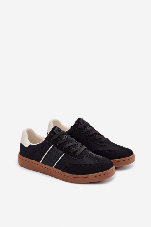 Sneakers Stilvollllschuhe für Männer Big Star TT174129 schZuarze Farbe