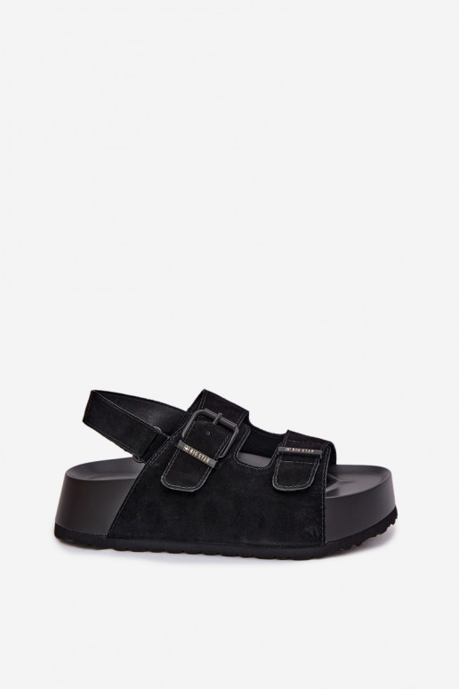 Sandalen van suède met platform Big Star TT274237 zInart