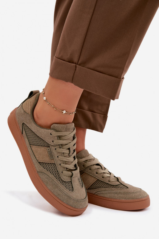 Chaussures modèle baskets Féminin Big Star TT274761 couleur kaki