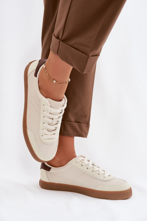 Sneakers model schoenen Dames van ecoleer Big Star TT274311 ivoor