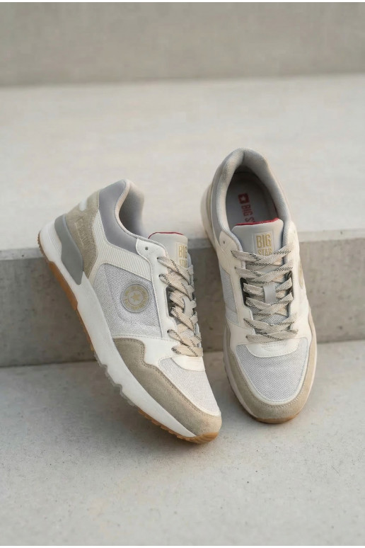 Sneakers model schoenen voor mannen met platform Big Star TT174032 INit-blauIn