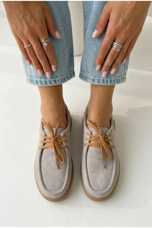 schoenenOpturalnego van suèdeu Vinceza 95391 beige