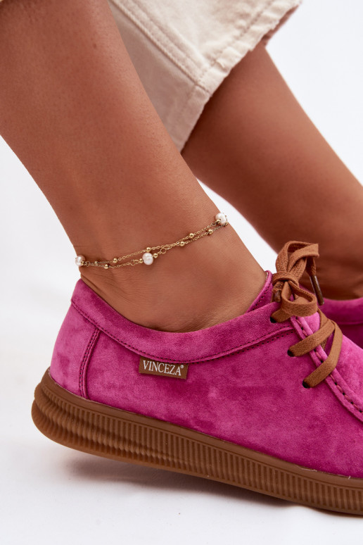 schoenenOpturalnego van suèdeu Vinceza 95391 roze