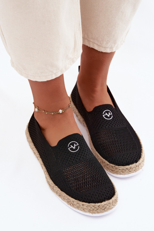 Espadrilles Vinceza 13659 schZuarze Farbe