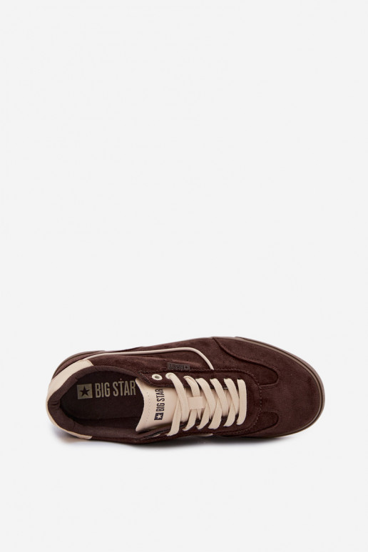 Sneakers model schoenen voor mannen Big Star TT174092 CzekoladoIne