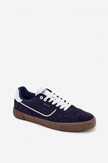 Heren sneakers Big Star TT174091 in donkerblauw