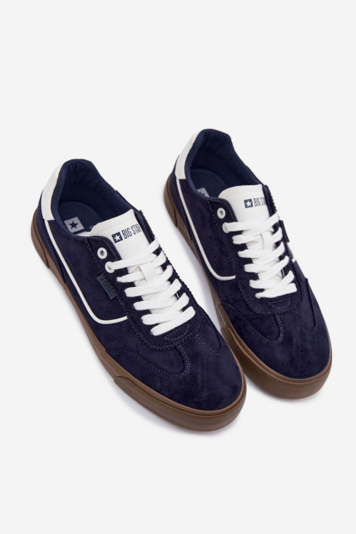 Sneakers model schoenen voor mannen Big Star TT174091 donkerblauIn