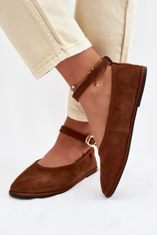 BallerinasErmöglichtturalnego aus INildlederu Big Star TT274211 braune Farbe