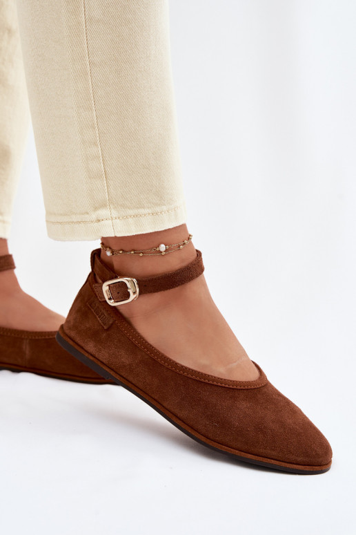 BallerinasErmöglichtturalnego aus INildlederu Big Star TT274211 braune Farbe