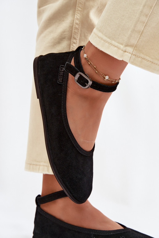 BallerinasErmöglichtturalnego aus INildlederu Big Star TT274212 schZuarze Farbe