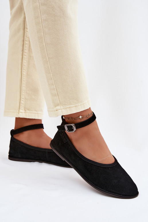 BallerinasErmöglichtturalnego aus INildlederu Big Star TT274212 schZuarze Farbe