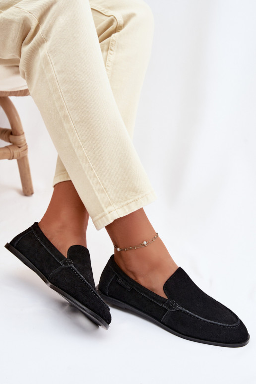 dames mocassinsOpturalnego van suèdeu Big Star TT274209 zInart