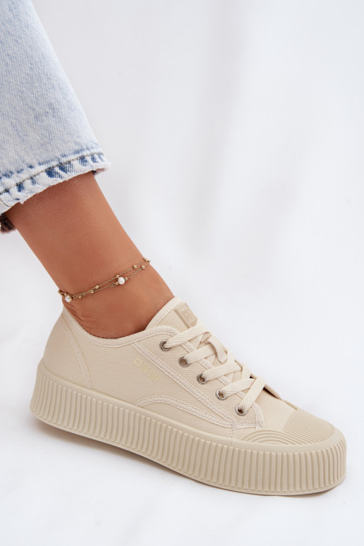 Freizeitschuhe mit einer Plattform Big Star TT274271 Beige