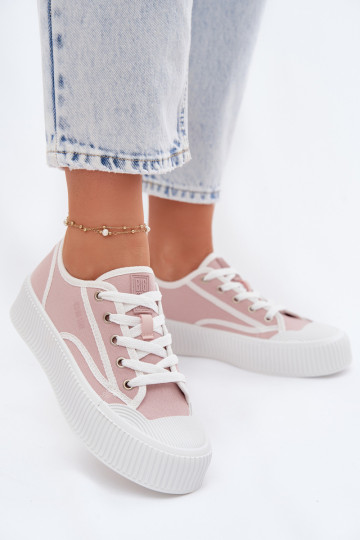 Chaussures de loisirs à plateforme Big Star TT274270 couleur rose 2