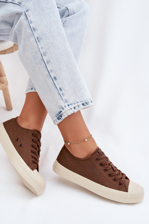 Vrijetijdsschoenen Big Star TT274123 bruine kleur