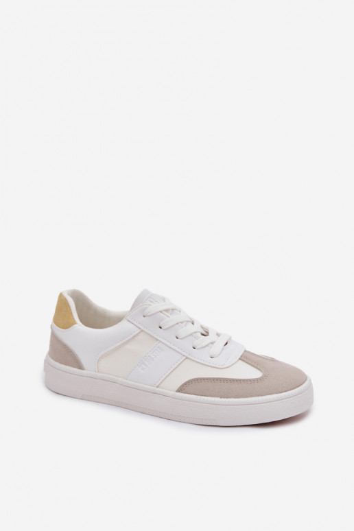 Chaussures modèle baskets Le bas des femmes Big Star TT274767 couleur blanche