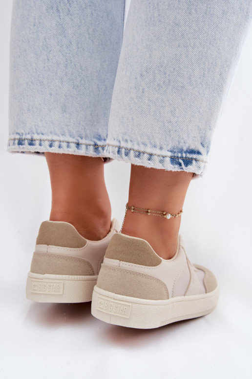 Sneakers model schoenen Dames laag Big Star TT274768 beige