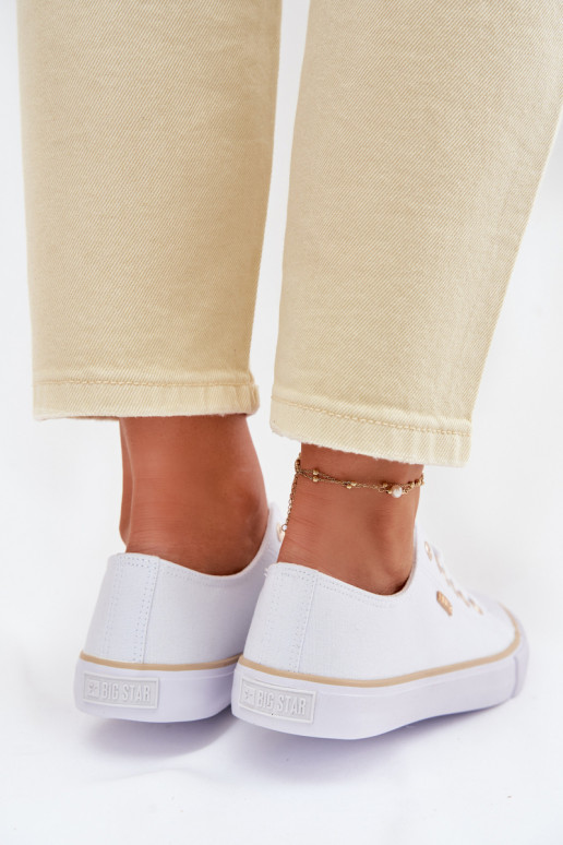 Chaussures de loisirs Faible Big Star TT274772 couleur blanche