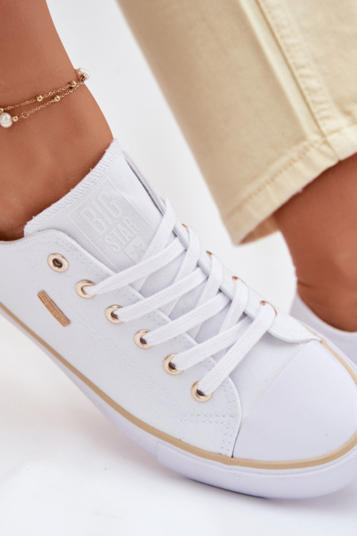 Chaussures de loisirs Faible Big Star TT274772 couleur blanche