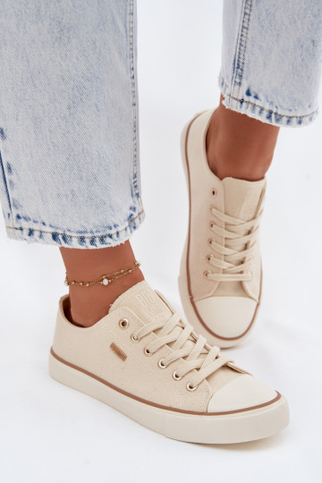 Lage sneakers Big Star TT274773 zandkleur