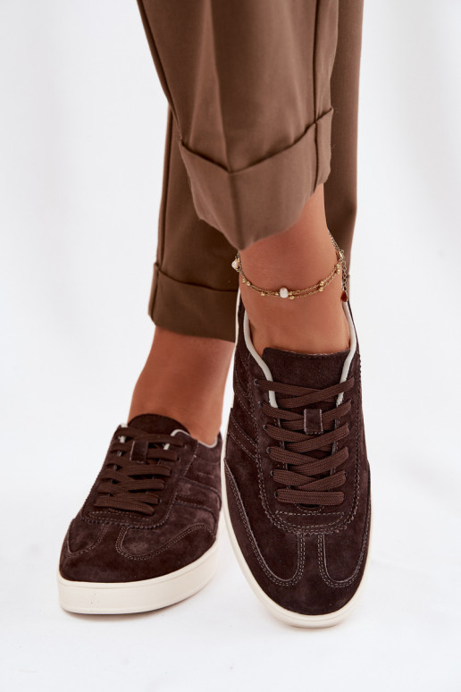 Sneakers Stilvollllschuhe aus INildleder Vinceza 95400 CzekoladoZue