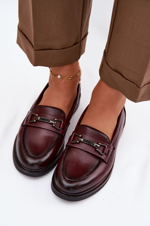 Peau mocassins pour femmes Vinceza 39983 Bourgogne