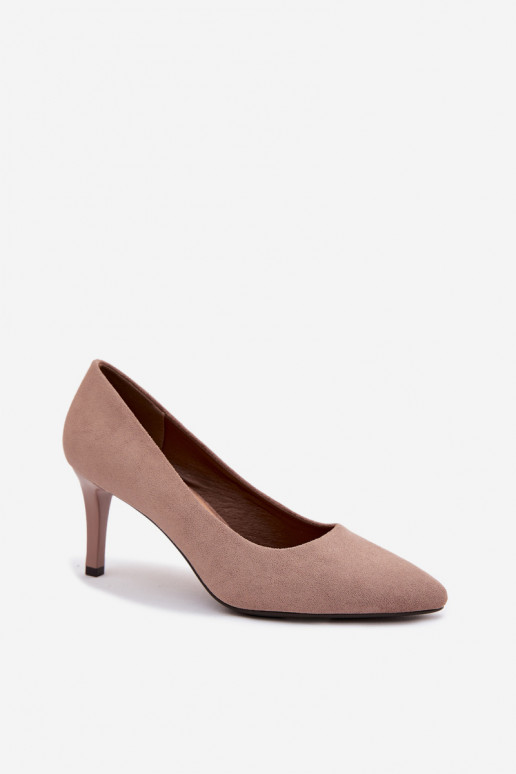 hochhackige Schuhe aus Öko-INildlederoZue Sergio Leone 1336 braune Farbe