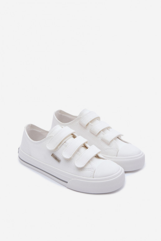 chaussures décontractées Puéril avec attaches adhésives Big Star TT374169 couleur blanche