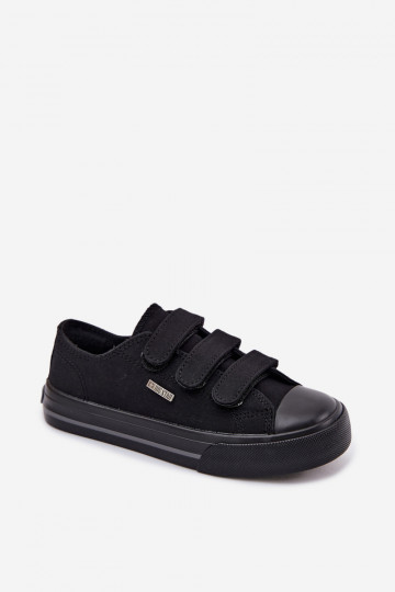 Chaussures de loisirs enfants avec fermeture velcro Big Star TT374172 couleur noire