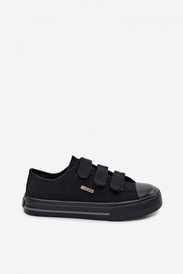 Chaussures de loisirs enfants avec fermeture velcro Big Star TT374172 couleur noire 2