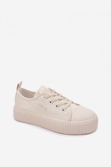 chaussures décontractées Puéril Big Star TT374106 couleur ivoire