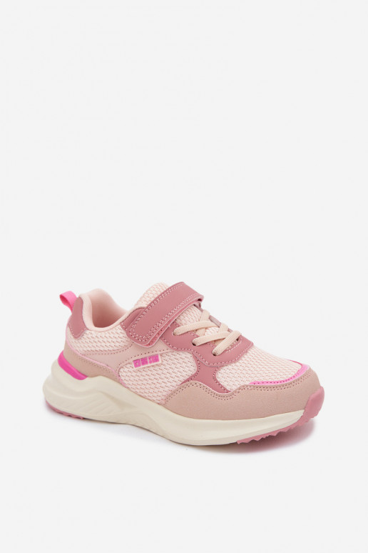 baskets Chaussures modèle baskets Puéril Big Star TT374031 couleur rose